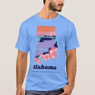 USA Staat von Alabama Psalm 28 My Vererbance und p T-Shirt