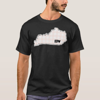 USA Staaten Kentucky rosa kariertes TShirt