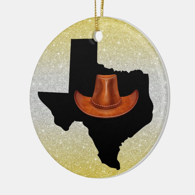 USA Staaten Texas - See Back Keramik Ornament (Links)