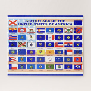 USA-Staatsflaggen 16x20