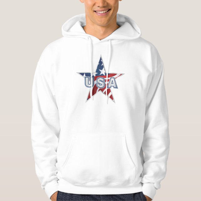 USA Star Hoodie (Vorderseite)