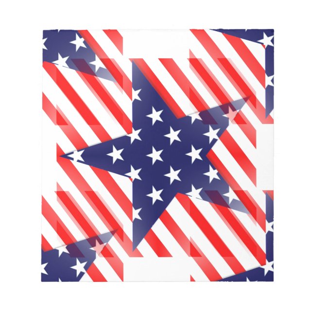 usa star notizblock (Vorderseite)