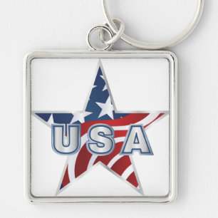 USA Star Schlüsselanhänger