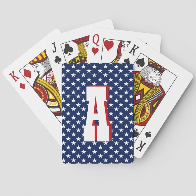 USA Stars Spielkarten (Rückseite)