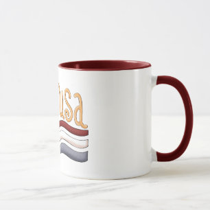 USA steht für starke Tasse