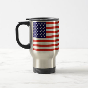 USA-Stern-u. -streifen-Reise-Tasse Reisebecher