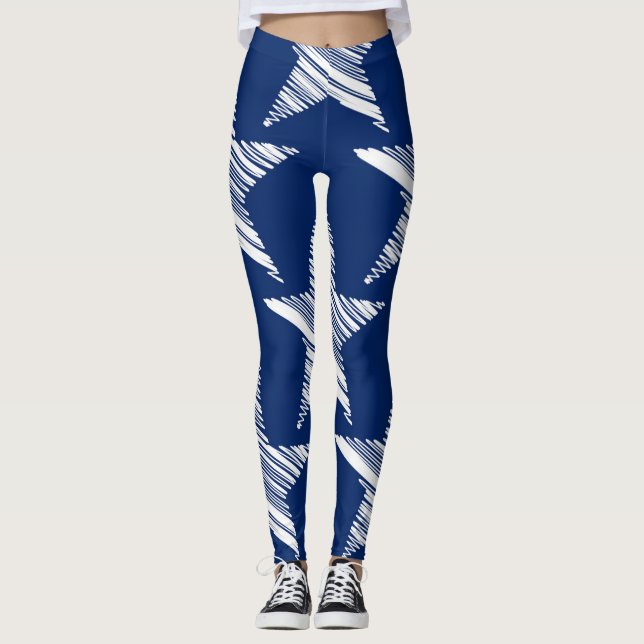 USA Sterne Design. Leggings (Vorderseite)