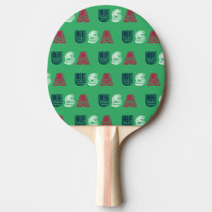 USA Sterne + Streifen Tischtennis Schläger
