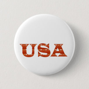 USA - Stolzer IDENTITÄT Schein ROTE ENERGIE-STÄRKE Button