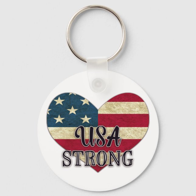 USA Strong Schlüsselanhänger (Vorderseite)