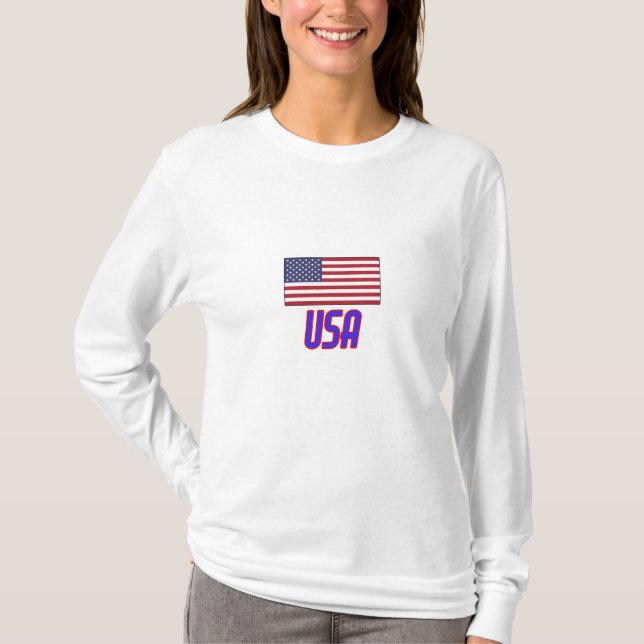 USA Sweatshirt T-Shirt (Vorderseite)