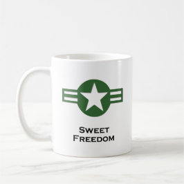 USA Sweet Freedom Green Kaffeetasse