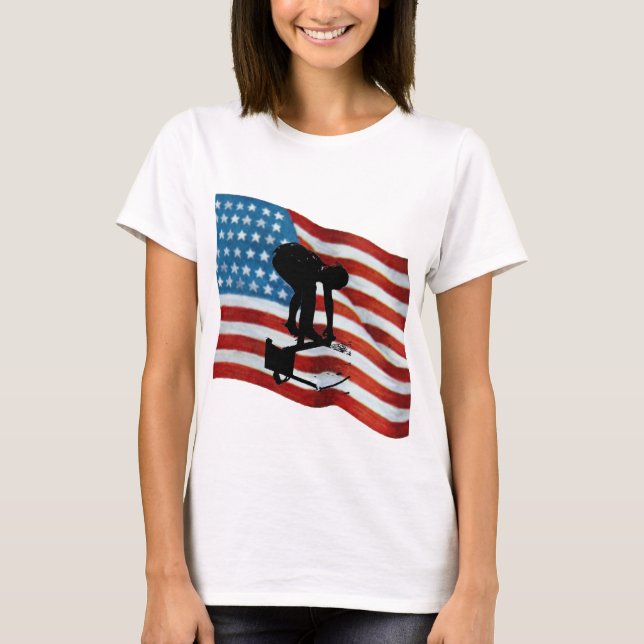 USA SWIM T - SHIRT (Vorderseite)