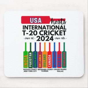 Usa T-20 International Cricket 2 Mousepad