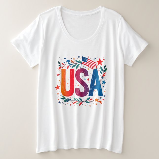 USA T-Shirt (Design devant)
