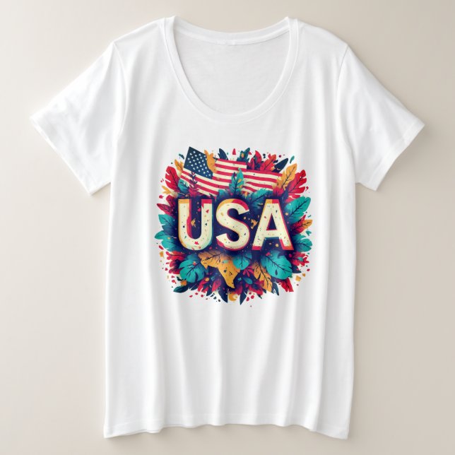 USA T-Shirt (Design devant)