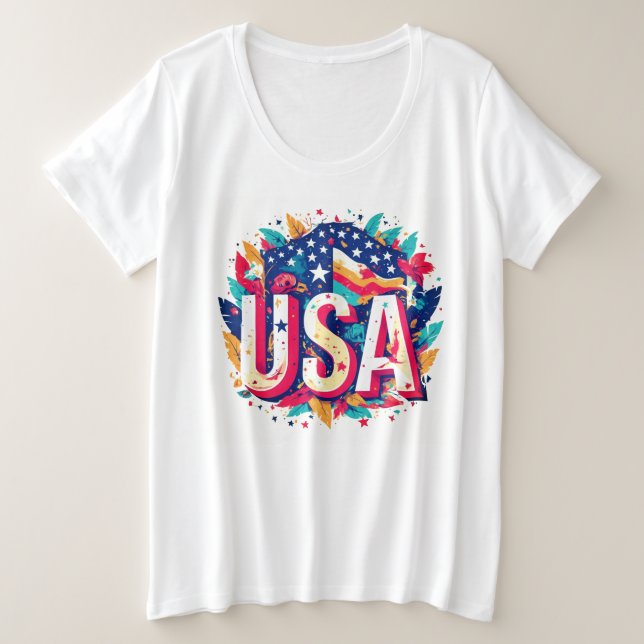 USA T-Shirt (Design devant)