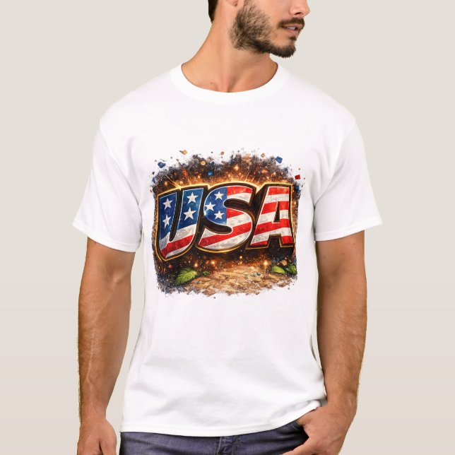 USA T-Shirt (Vorderseite)