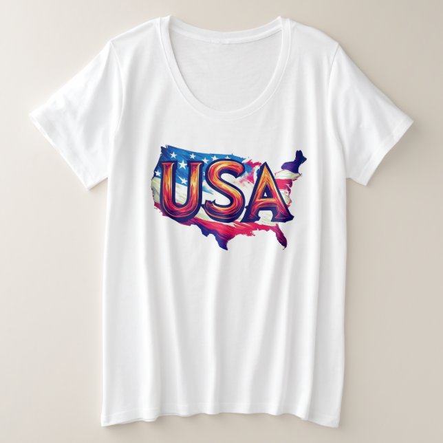 USA T-Shirt (Design devant)