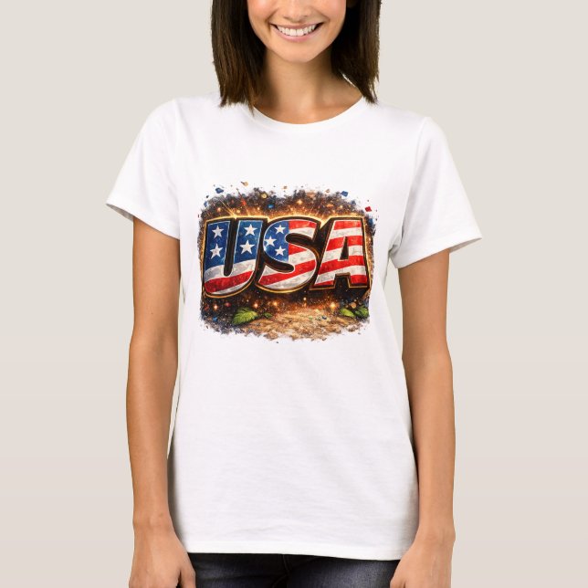 USA T-Shirt (Vorderseite)