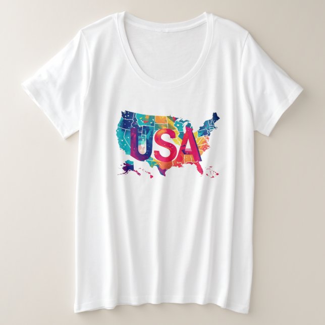 USA T-Shirt (Design devant)