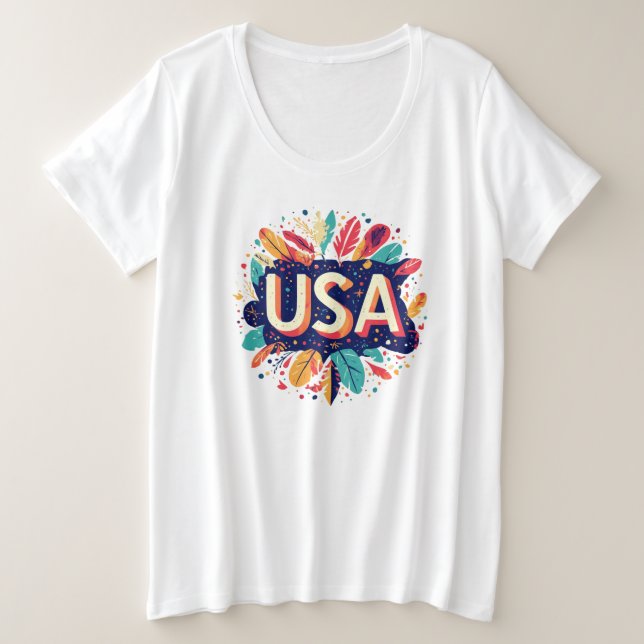 USA T-Shirt (Design devant)