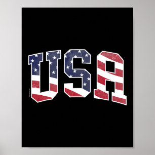 USA T Shirt Women Men Kids Graphic Patriotic Ameri Poster