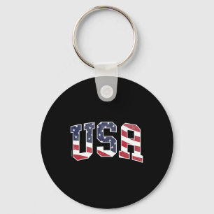 USA T Shirt Women Men Kids Graphic Patriotic Ameri Schlüsselanhänger