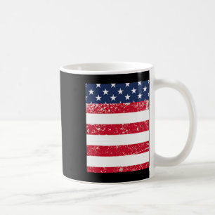 USA-Tasche mit amerikanischer Flagge zum 4. Juli Kaffeetasse