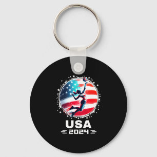 Usa-Team 2024 Volleyball-Shirt für Männer Frauen K Schlüsselanhänger