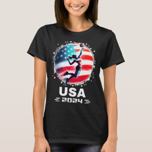 USA-Team 2024 Volleyball-Shirt für Männer Frauen K T-Shirt