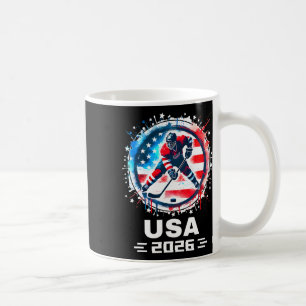 USA-Team 2026 Hockey Amerikanische Flagge Frauen M Kaffeetasse