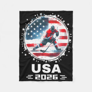 Usa Team 2026 Vereinigte Staaten Amerikanische Fla Fleecedecke