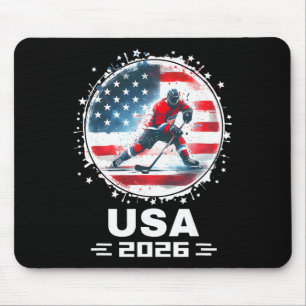 Usa Team 2026 Vereinigte Staaten Amerikanische Fla Mousepad