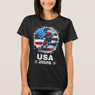 Usa Team 2026 Vereinigte Staaten Amerikanische Fla T-Shirt