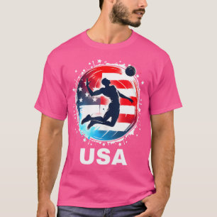 Usa Team Volleyball Vereinte Staaten Amerikanische T-Shirt