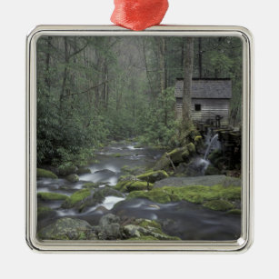 USA, Tennessee, Great Smoky Mountains National 3 Silbernes Ornament
