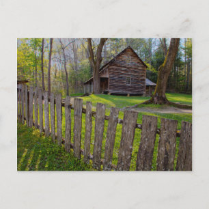 USA, Tennessee, Hütte in Cades Cove Postkarte