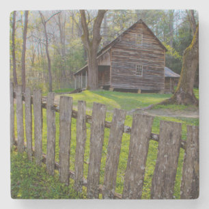 USA, Tennessee, Hütte in Cades Cove Steinuntersetzer