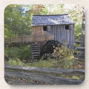 USA - Tennessee. Kabelmühle im Gebiet Cades Cove Untersetzer