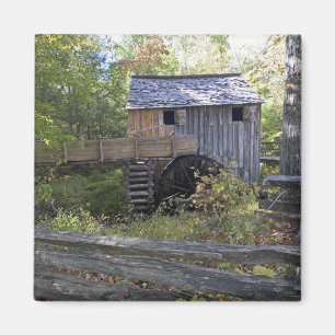USA - Tennessee. Kabelmühle im Gebiet von Cades Co Magnet