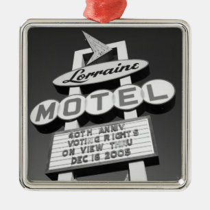 USA, Tennessee, Memphis,National Civil Rights Silbernes Ornament