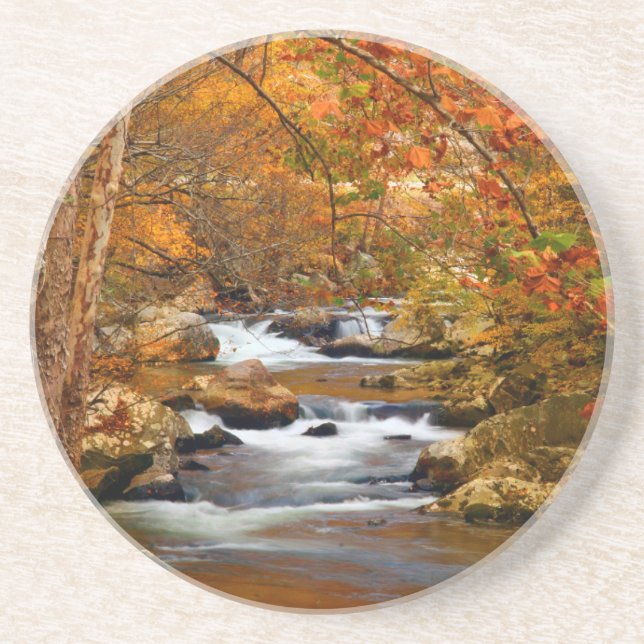 USA, Tennessee. Rushing Mountain Creek Untersetzer (Vorne)