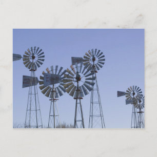 USA, TEXAS, Lubbock: American Wind Power Centre Postkarte