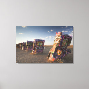 USA, TEXAS, Panhandle Area, Amarillo: Cadillac 2 Leinwanddruck