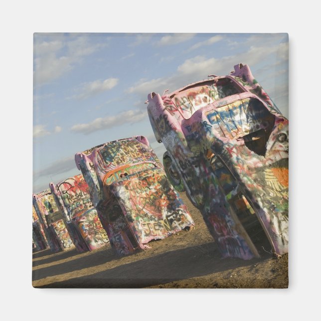 USA, TEXAS, Panhandle Area, Amarillo: Cadillac Magnet (Vorne)