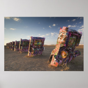 USA, TEXAS, Panhandle-Gebiet, Amarillo: Cadillac 2 Poster