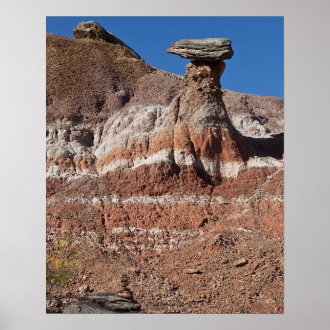 USA, Texas, Panhandle, Hoodoo Poster (Vorne)