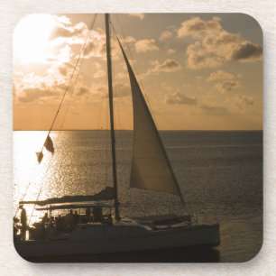 USA, Texas, South Padre Island. Segelboot Untersetzer