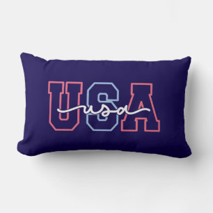 USA Text 4. Juli Design-62118 Lendenkissen
